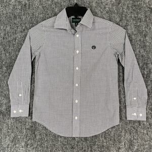 Lauren Ralph Lauren Dress Shirt Boys 10‎ Youth Black Button-Front Long-Sleeve